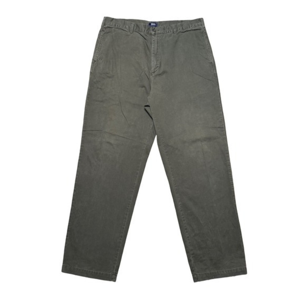 GH Bass & Co vintage men's olive green baggy loose pants 38x34